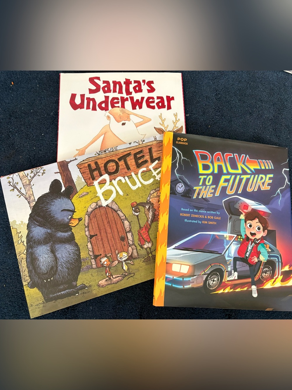 Back to the Future, Hotel Bruce & Santa's Underwear Hardcover Books